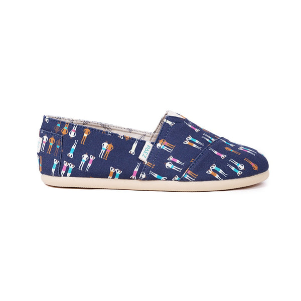 CLASSIC PRINT NAVY