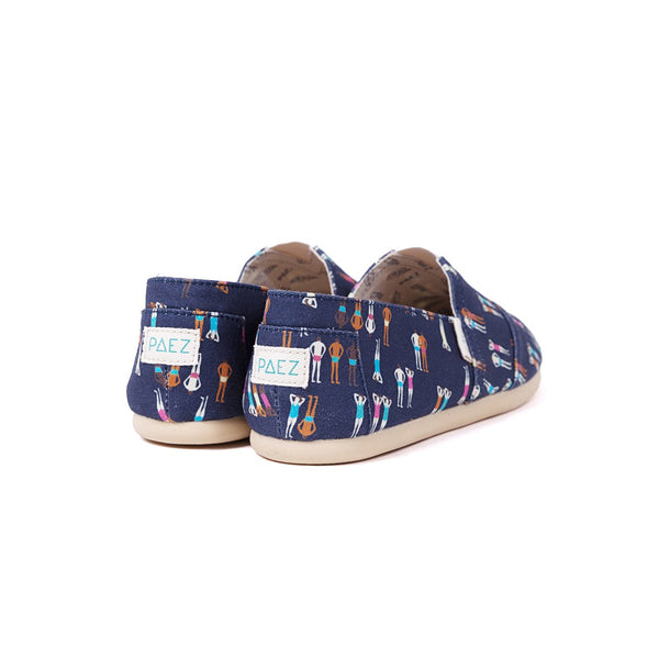 CLASSIC PRINT NAVY