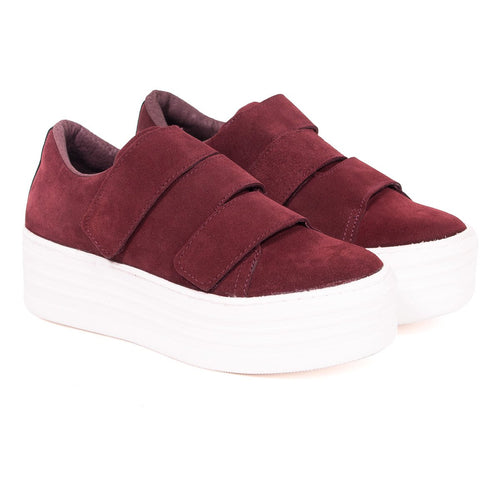 CLASSIC PLATFORM VELCRO BORDEAUX