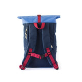 TRAVEL BACKPACK RED/BLUE
