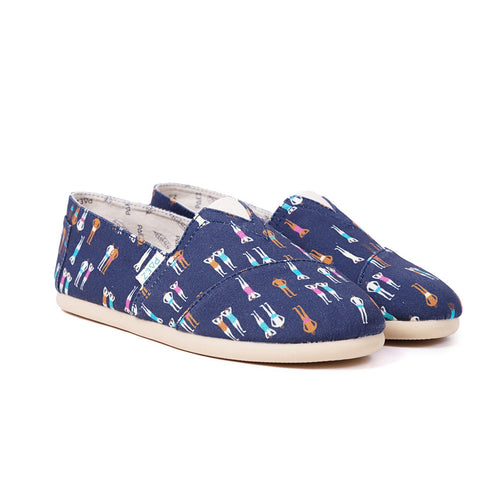CLASSIC PRINT NAVY
