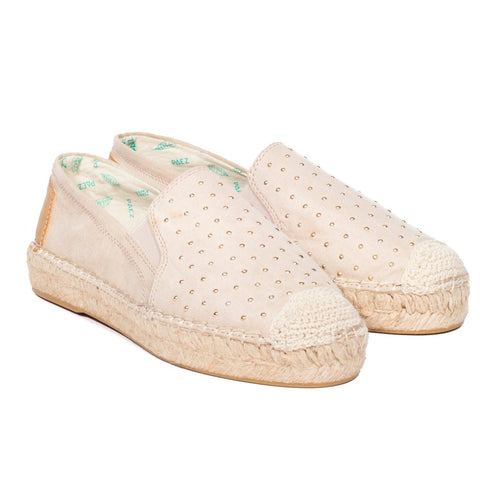 SLIP ON BEIGE STUDS